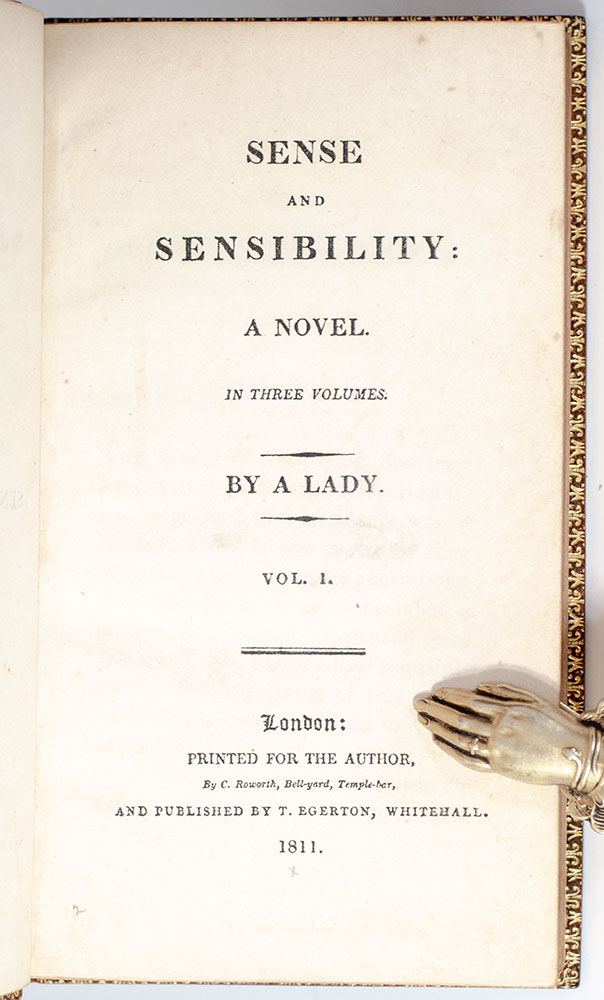 Sense and Sensibility: A Novel.