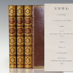 Emma: A Novel. By the Author of "Pride and Prejudice."