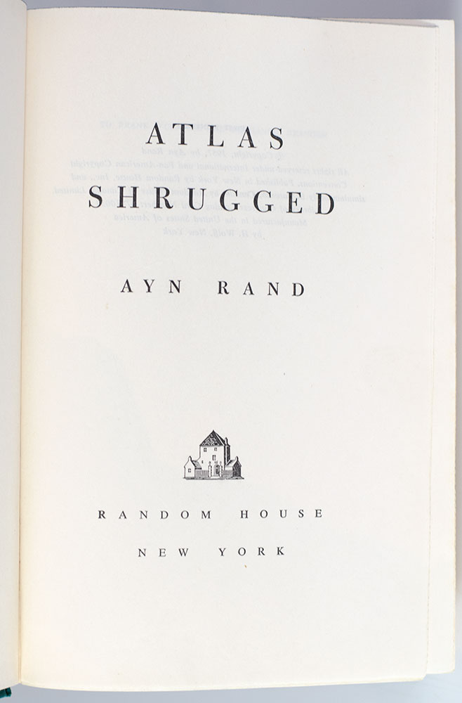 Atlas Shrugged.