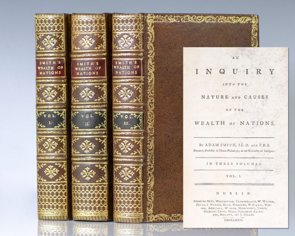 An Inquiry into the Nature and Causes of the Wealth of Nations.