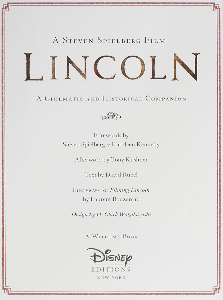 Lincoln: A Cinematic and Historical Companion.