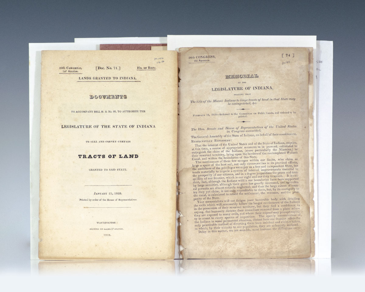 Miami and Pottawatomie Indian Treaty Collection.