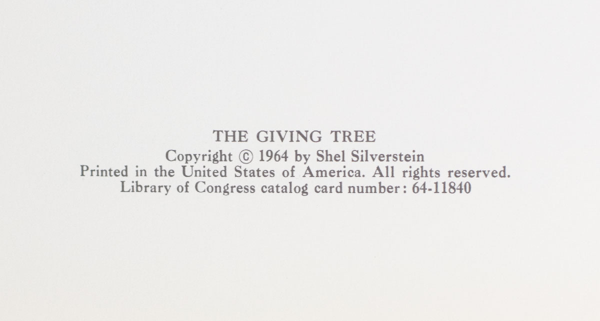 The Giving Tree.