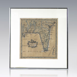 Carta Rappresentante la Penisola della Florida. [18th Century Italian Map of Florida].
