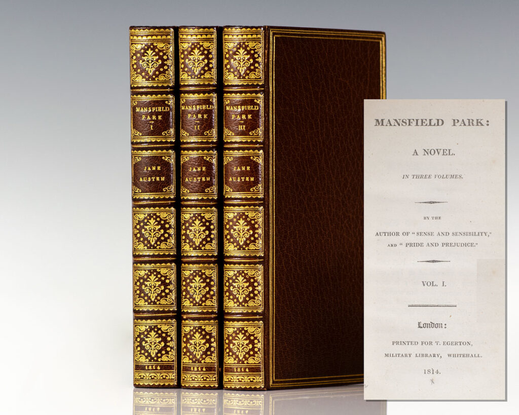 Mansfield Park: A Novel.