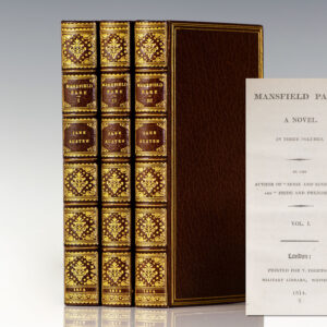 Mansfield Park: A Novel.
