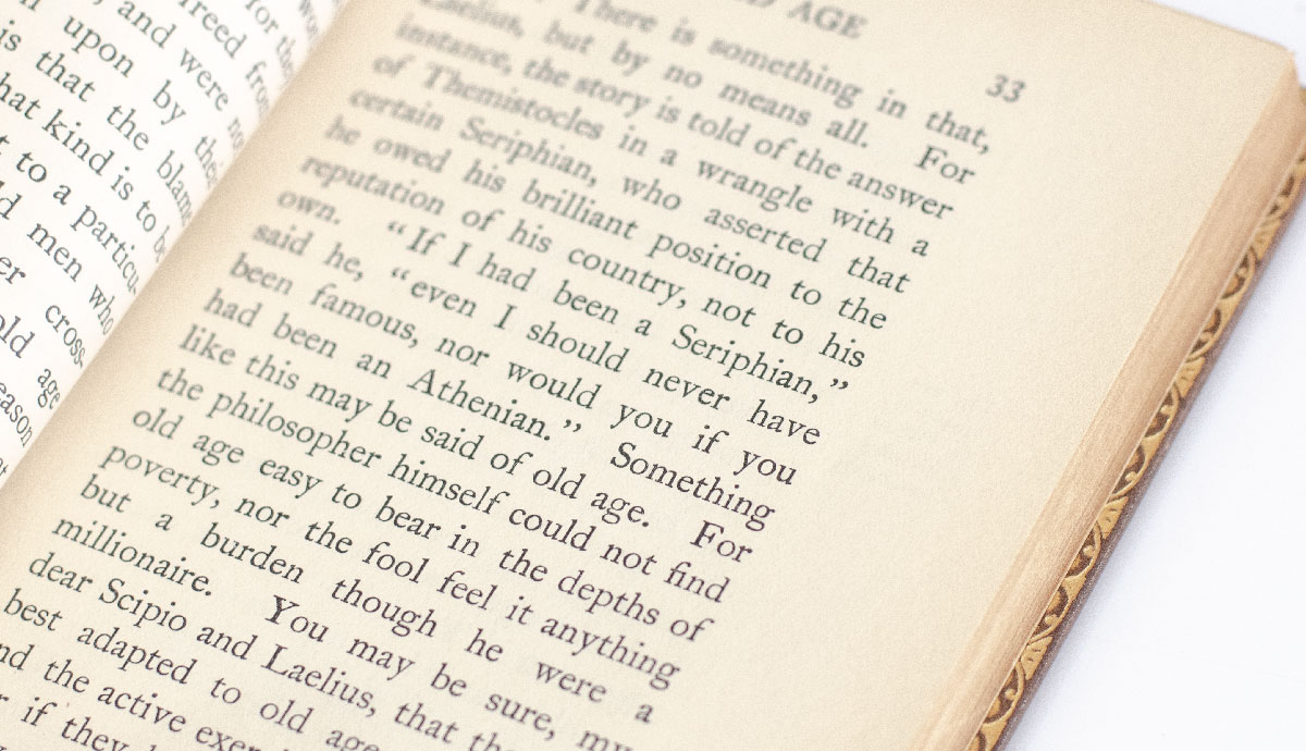 Two Essays on Old Age & Friendship.