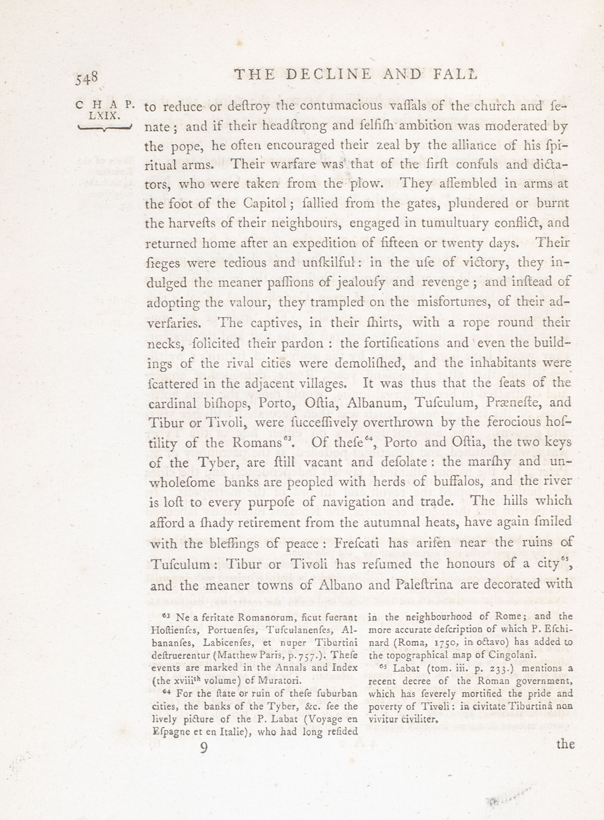 The History of the Decline and Fall of the Roman Empire.