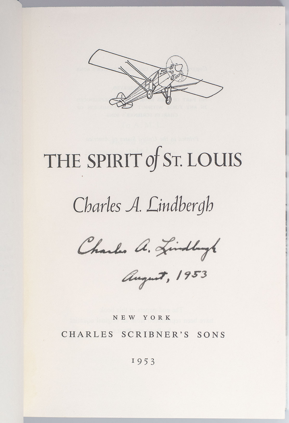 The Spirit of St. Louis.