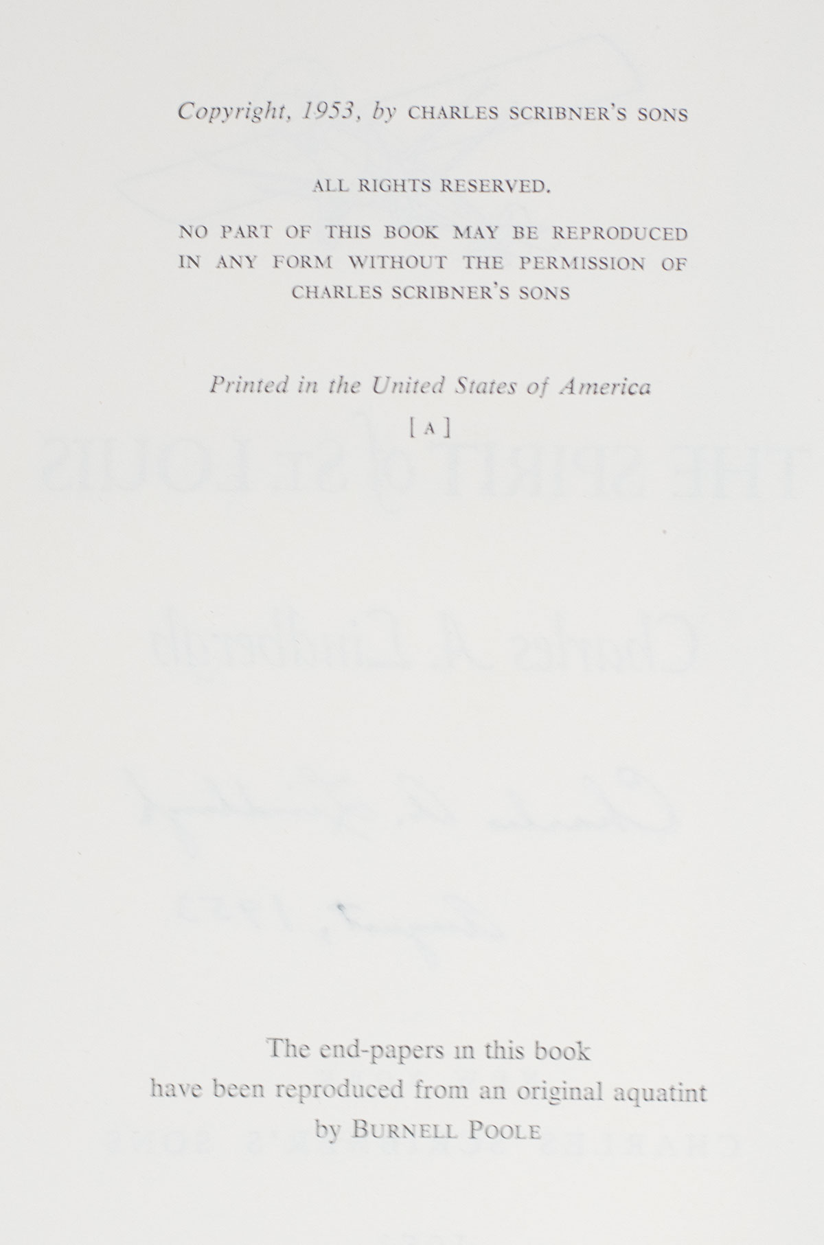 The Spirit of St. Louis.