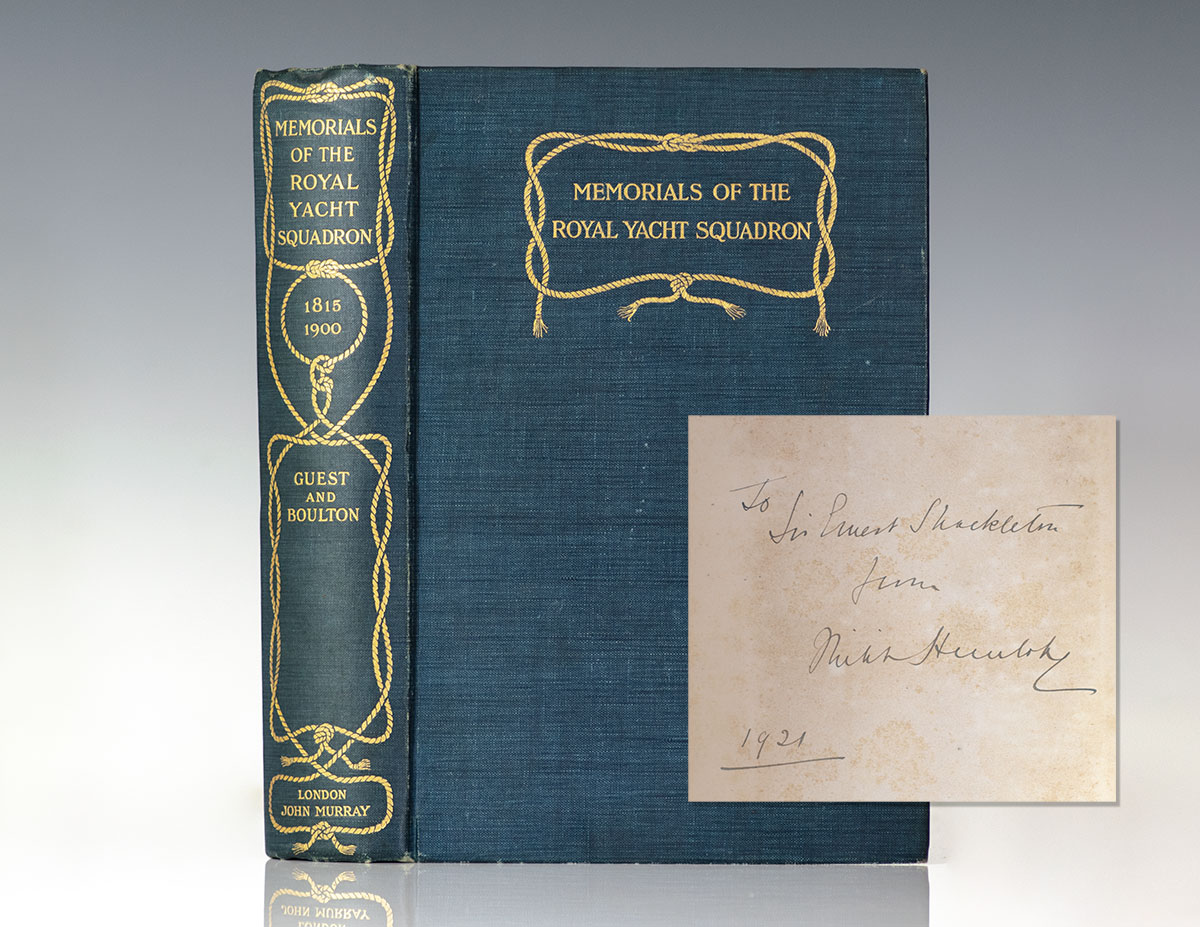 Memorials of the Royal Yacht Squadron.