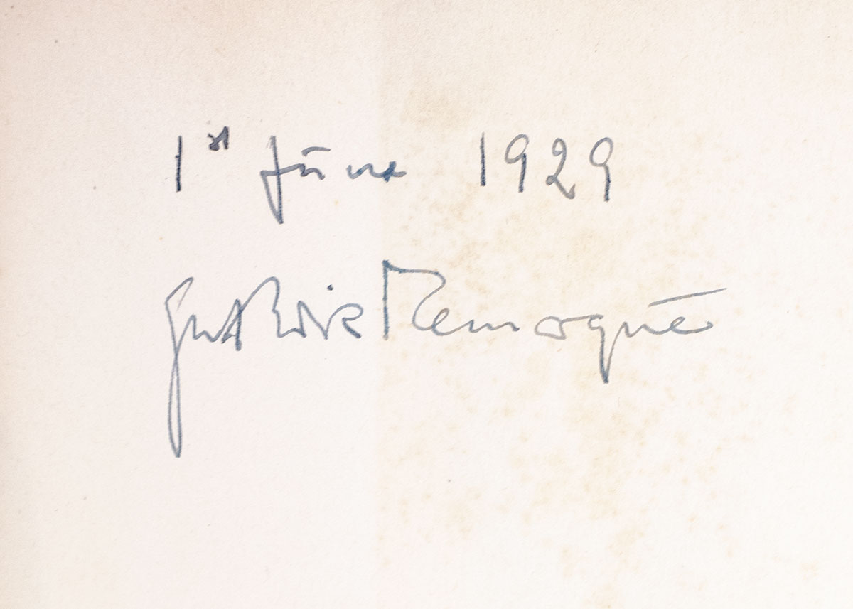 All Quiet On The Western Front.