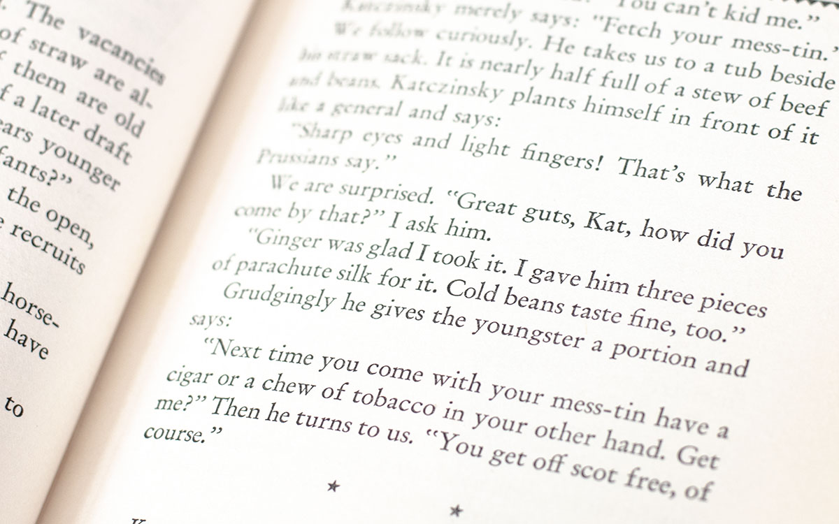 All Quiet On The Western Front.