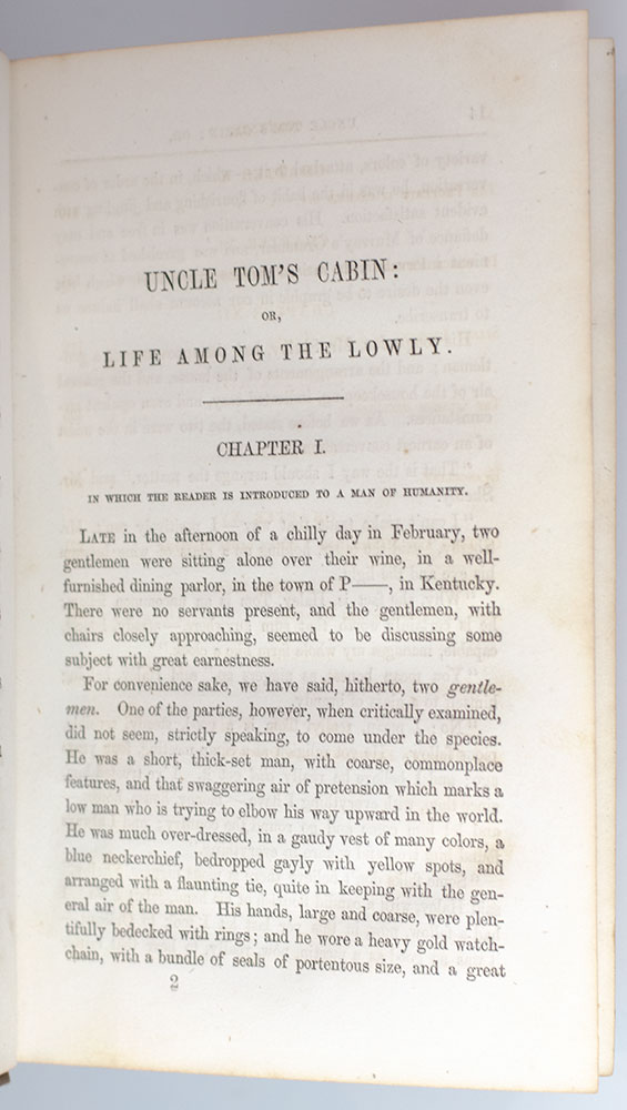 Uncle Tom’s Cabin; Or, Life Among the Lowly.