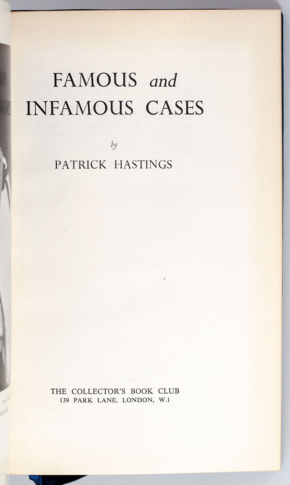 Famous and Infamous Cases.