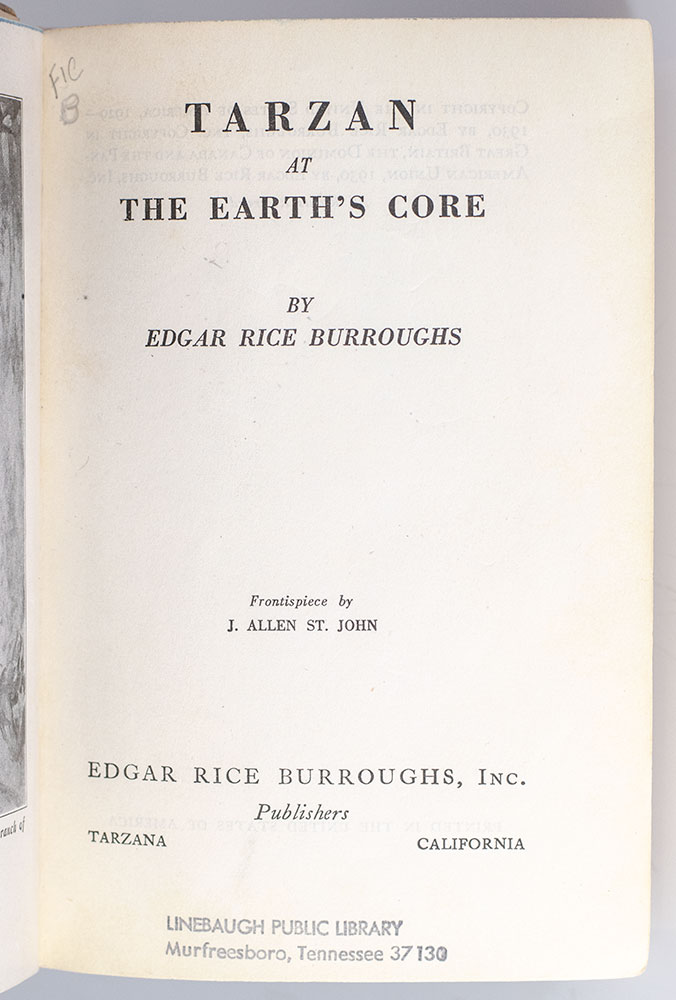 Tarzan at the Earth's Core.