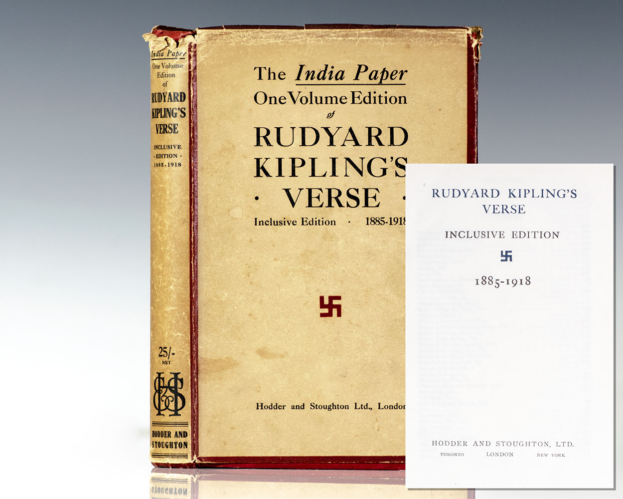 Rudyard Kipling's Verse: Inclusive Edition 1885-1918.
