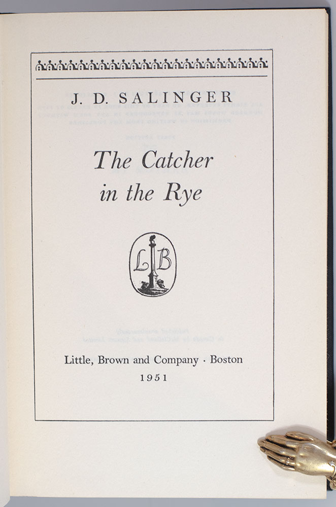 The Catcher In The Rye.