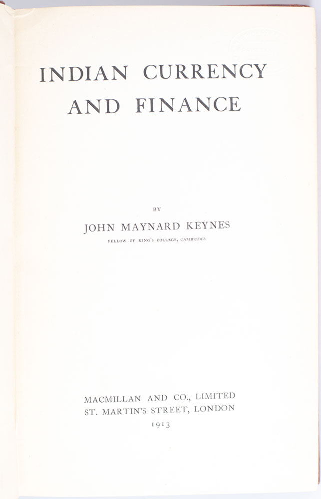 Indian Currency and Finance.