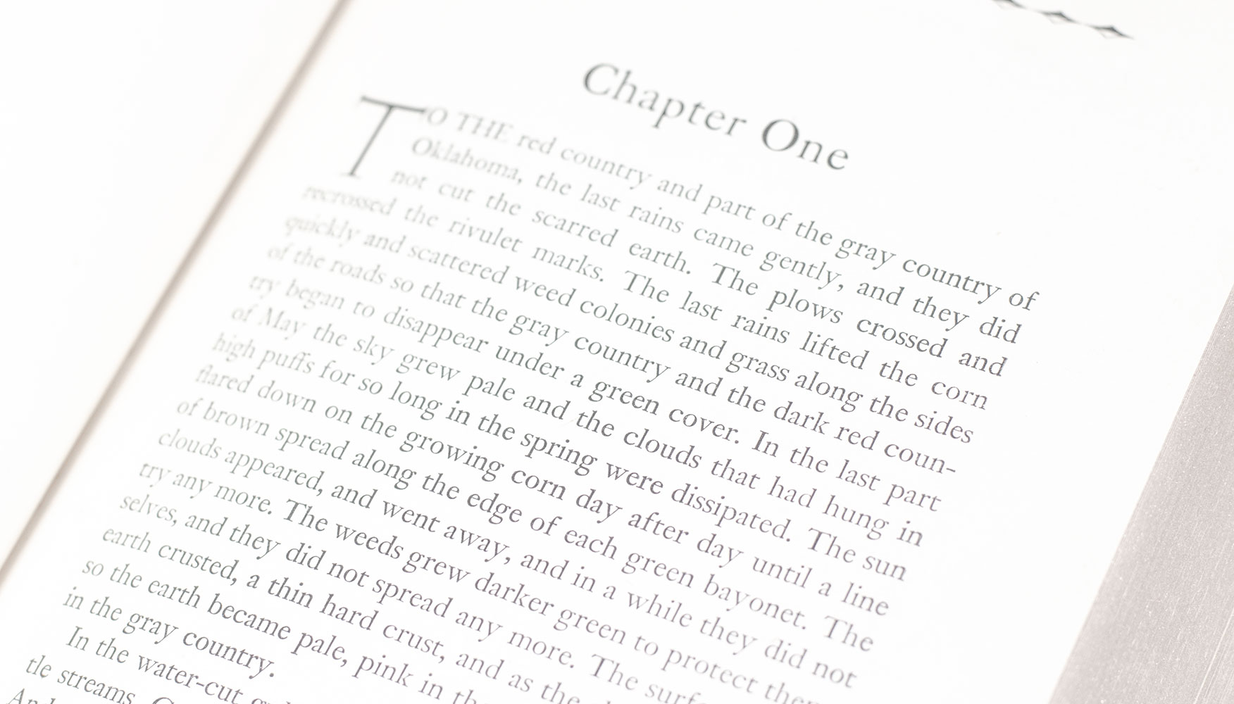 The Grapes of Wrath.