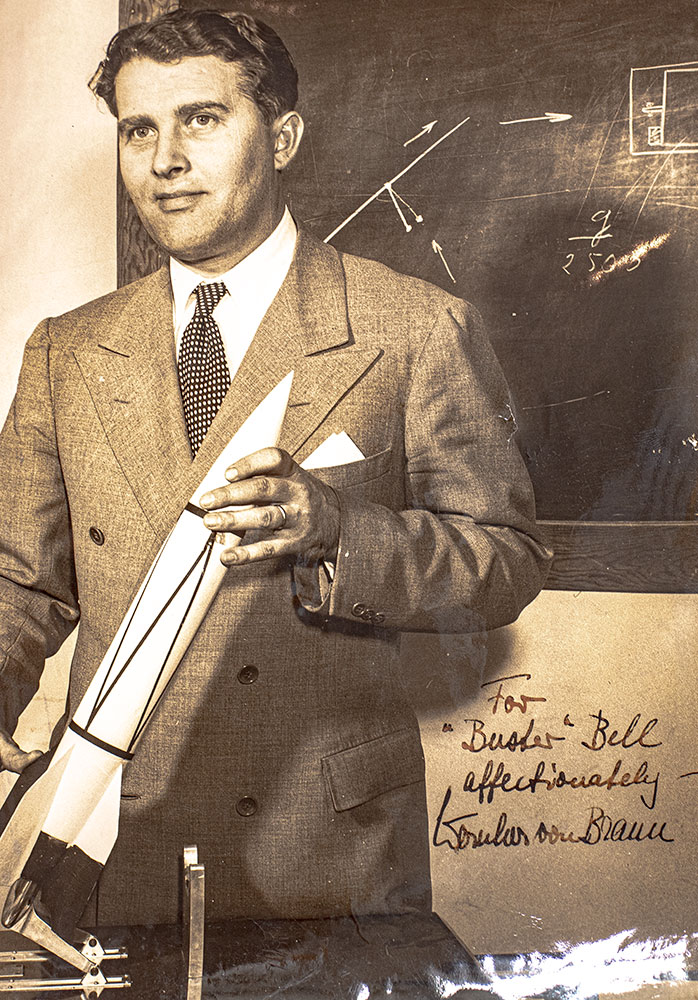 Wernher von Braun Signed Photograph.