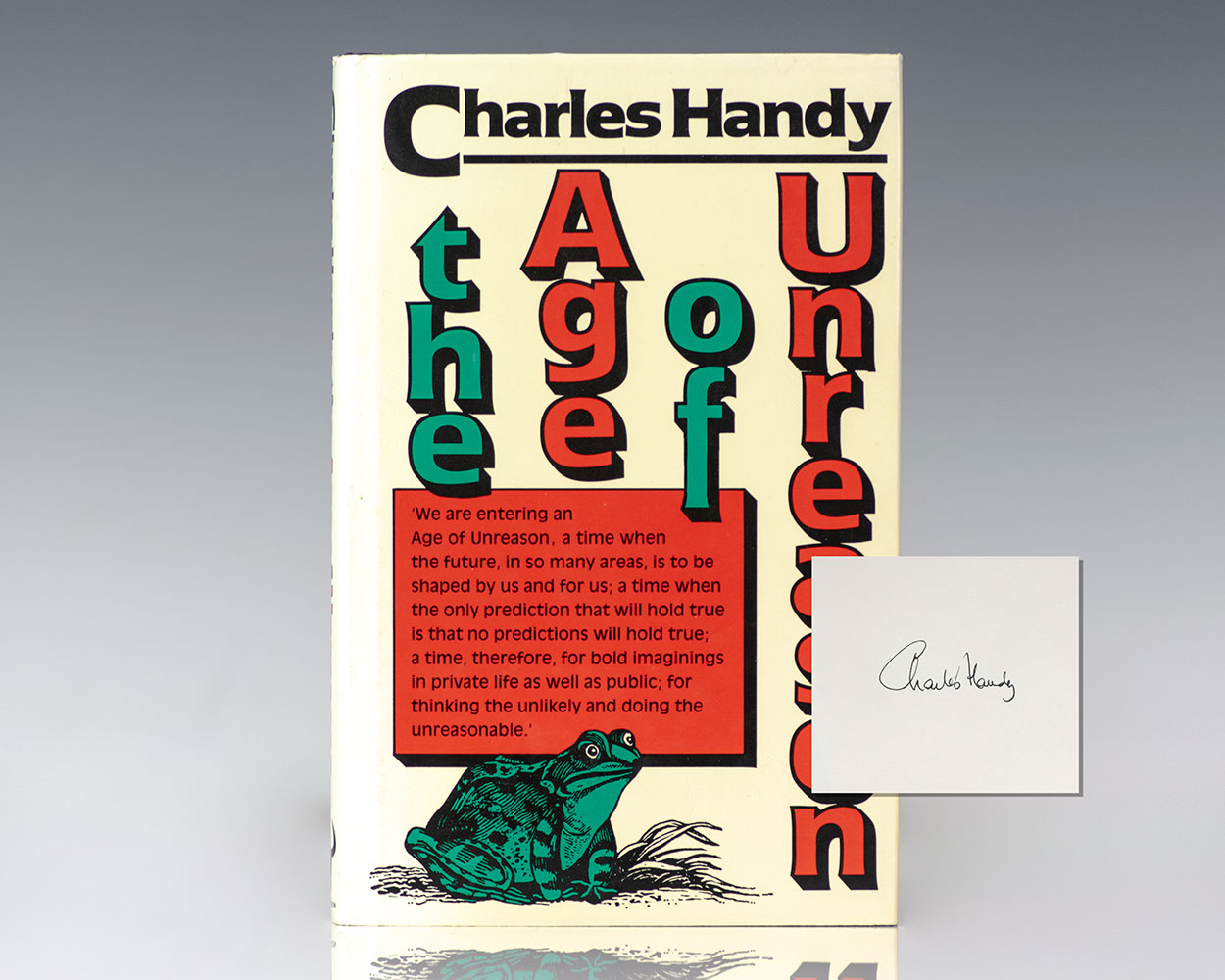 The Age of Unreason.