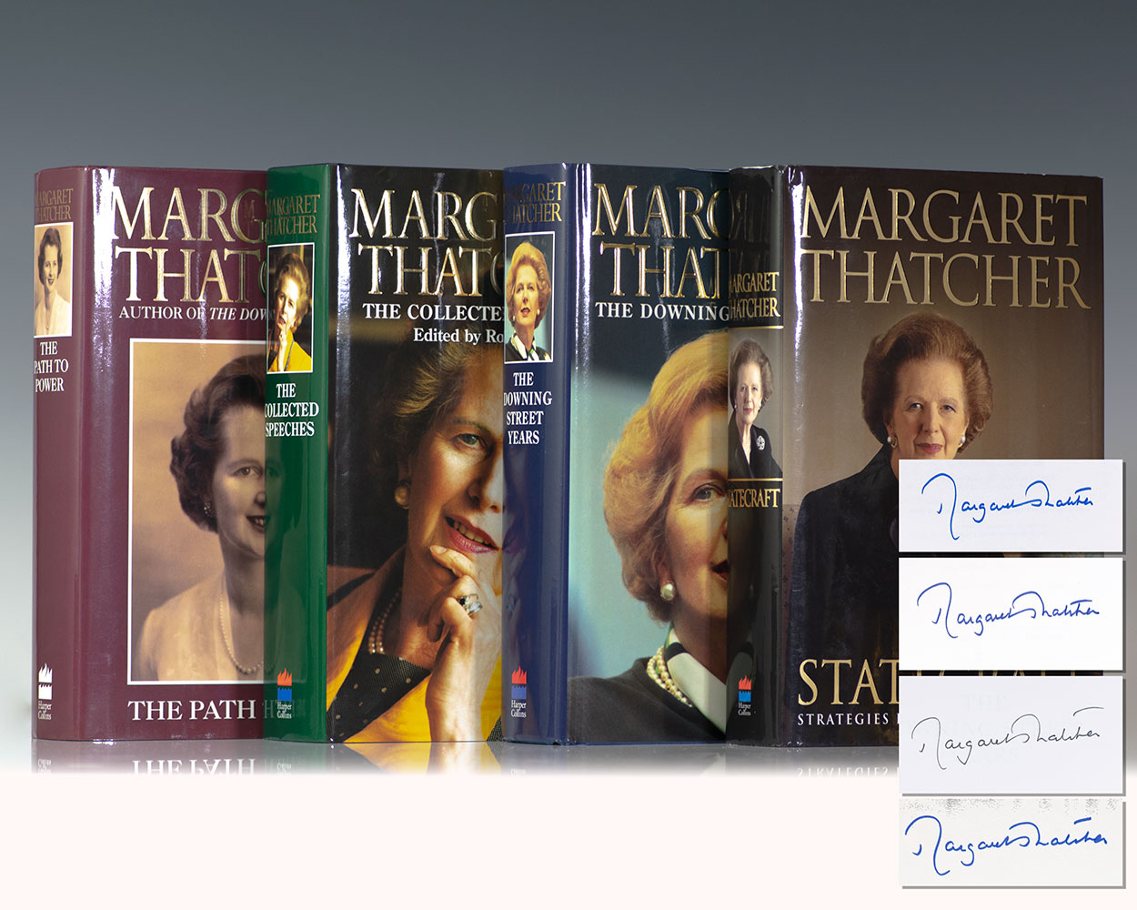 The Downing Street Years; The Path to Power; Statecraft. Strategies for a Changing World; The Collected Speeches.