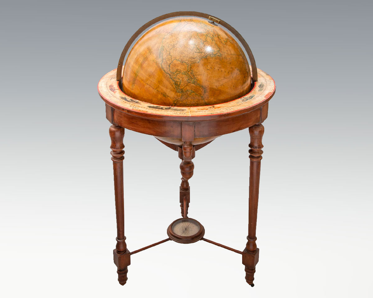 Globe Terrestre d’apres les Decouvertes les Plus Recentes [Terrestrial Globe].