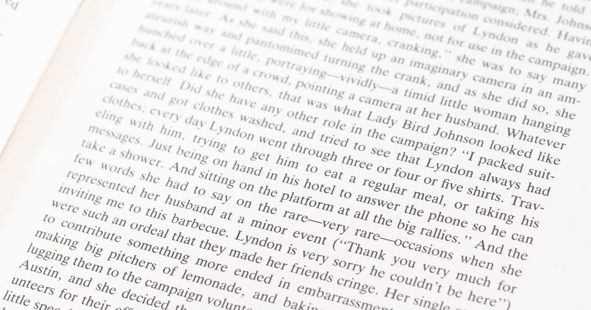 The Years of Lyndon Johnson: Means of Ascent.