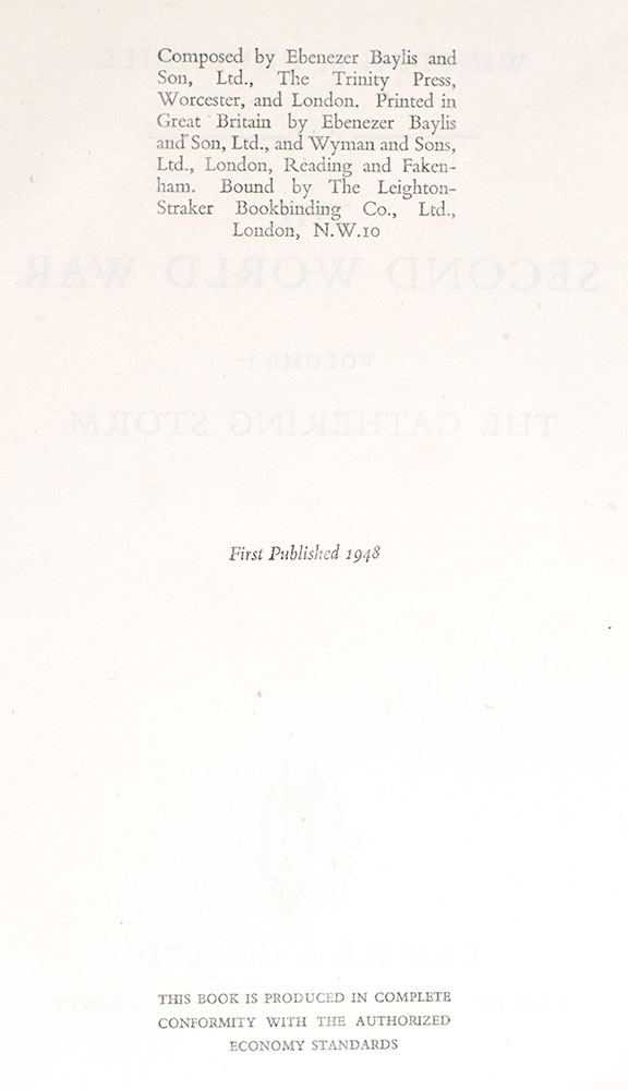The Second World War: The Gathering Storm; Their Finest Hour; The Grand Alliance; The Hinge of Fate; Closing the Ring; Triumph and Tragedy.