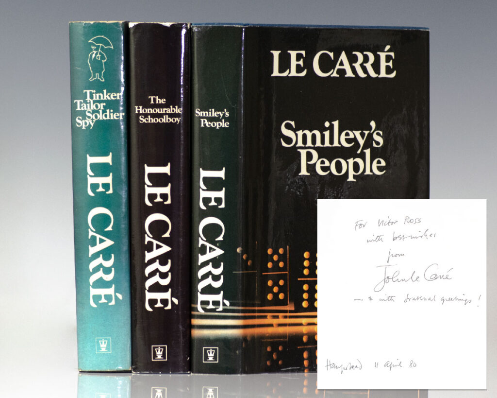 The Karla Trilogy: Tinker Tailor Soldier Spy; The Honourable Schoolboy; Smiley’s People.