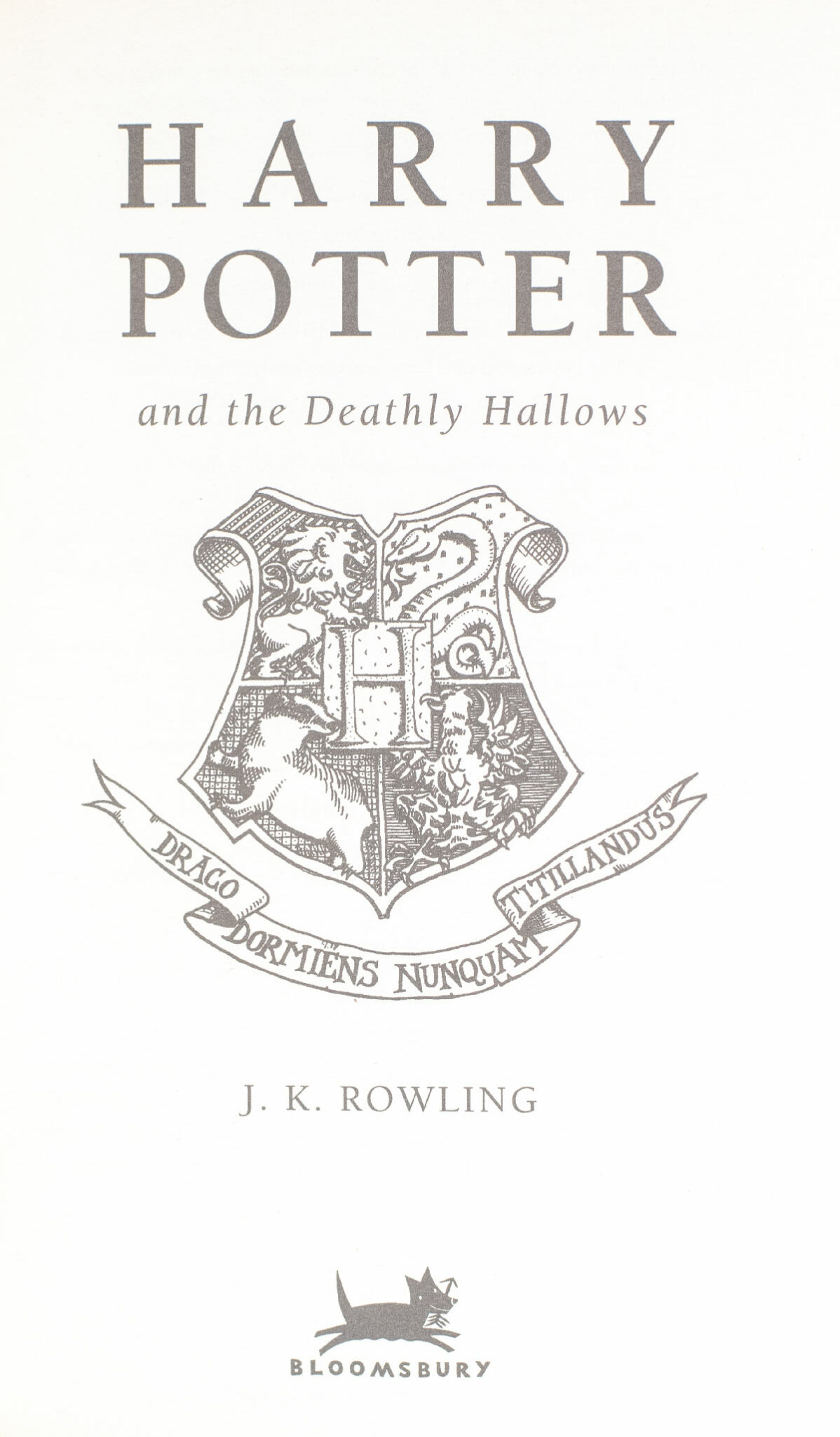 Harry Potter and the Deathly Hallows.