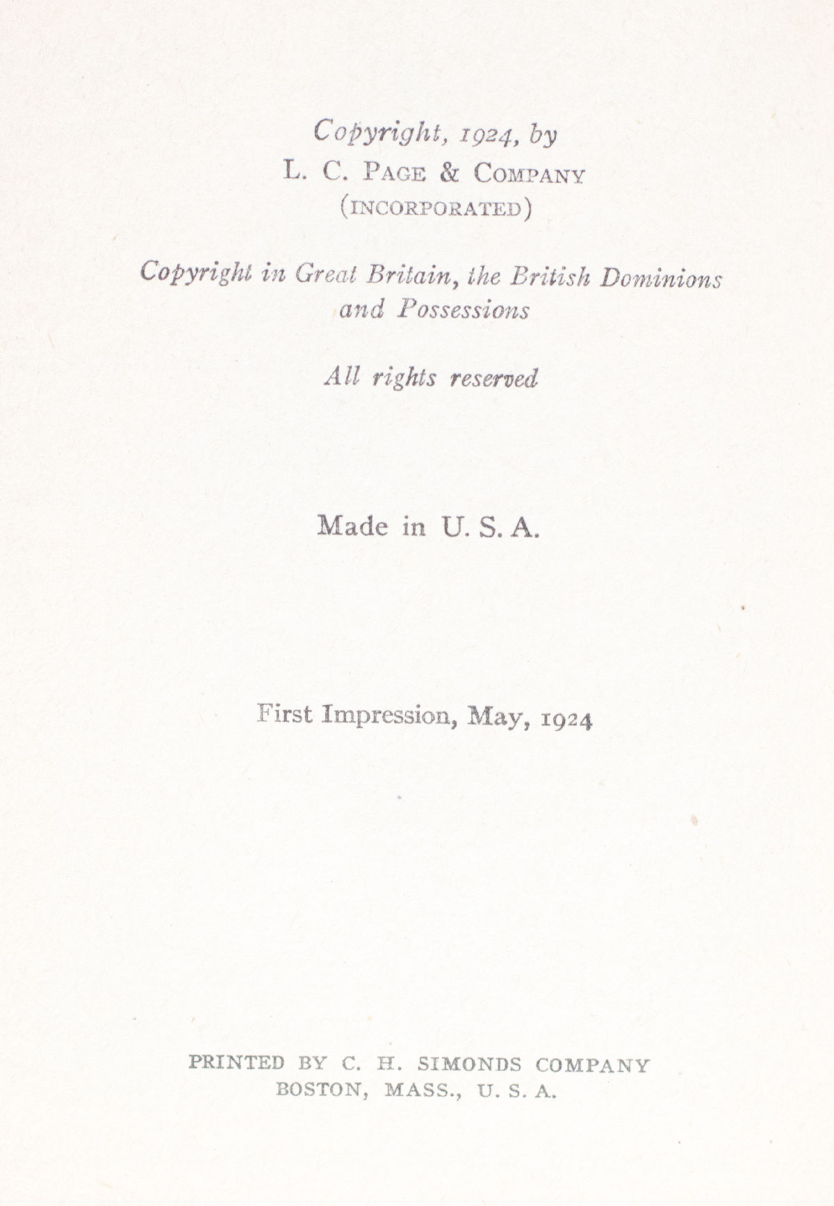 Pollyanna of the Orange Blossoms.