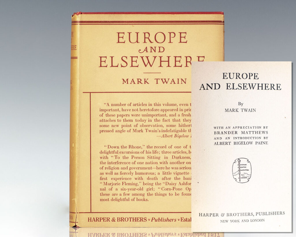 Europe and Elsewhere.