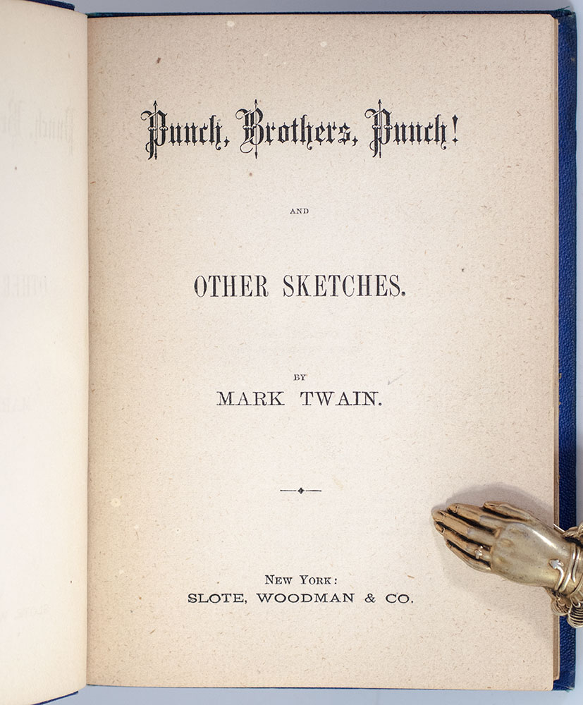 Punch, Brothers, Punch! and Other Sketches.