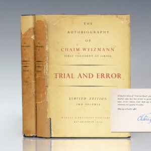 Trial and Error: The Autobiography of Chaim Weizmann.