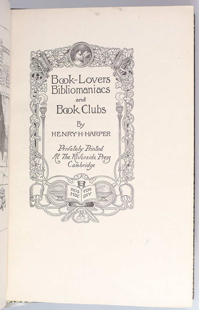 Book-Lovers Bibliomaniacs and Book Clubs.