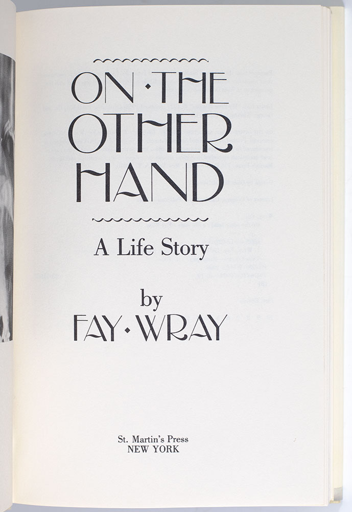 On the Other Hand: A Life Story.