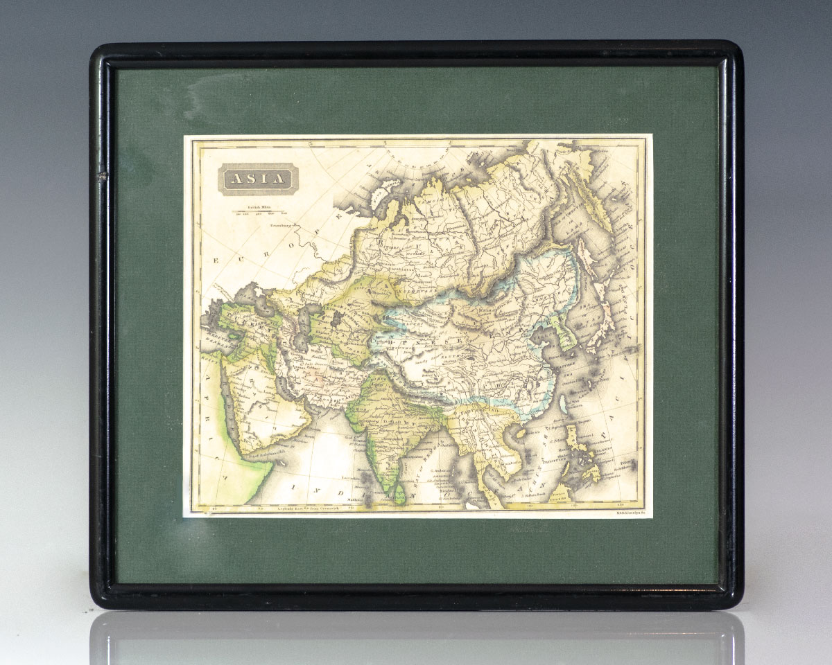 Asia. [Nathaniel and Simeon Smith Jocelyn Nineteenth Century Engraved Map of Asia].