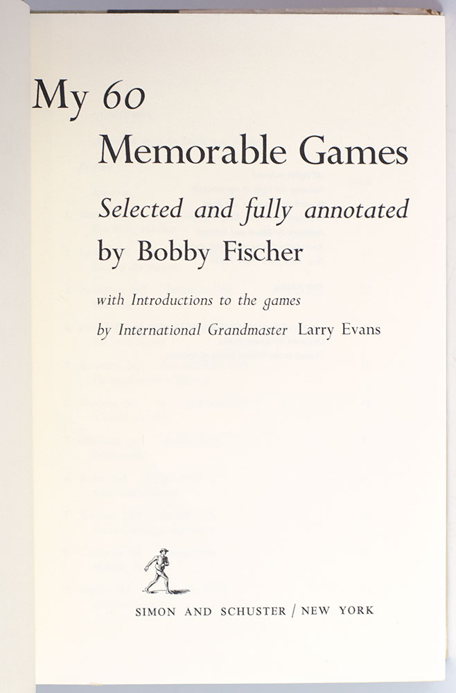 My 60 Memorable Games.