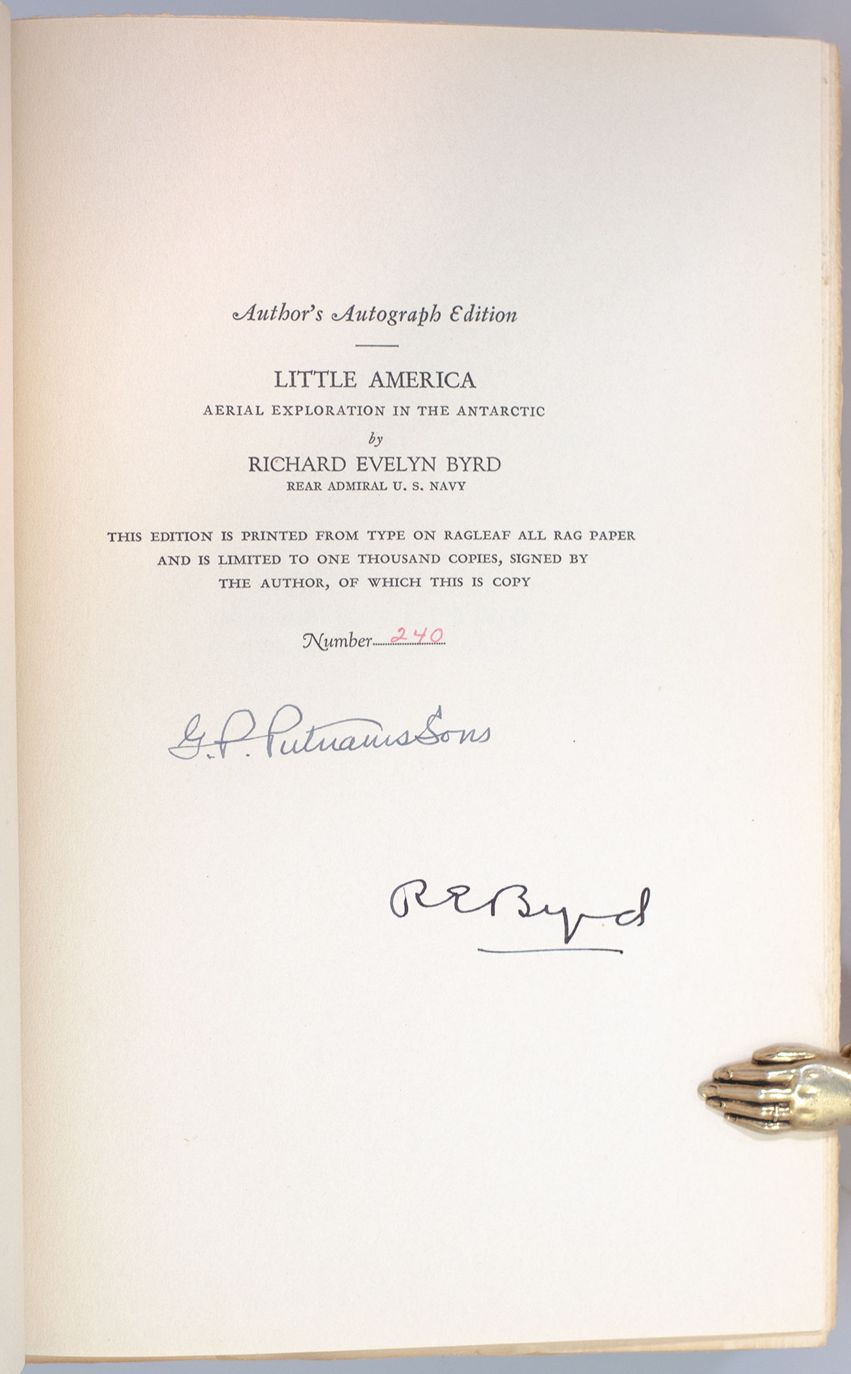 Little America: Aerial Exploration in the Antarctic The Flight to the South Pole.