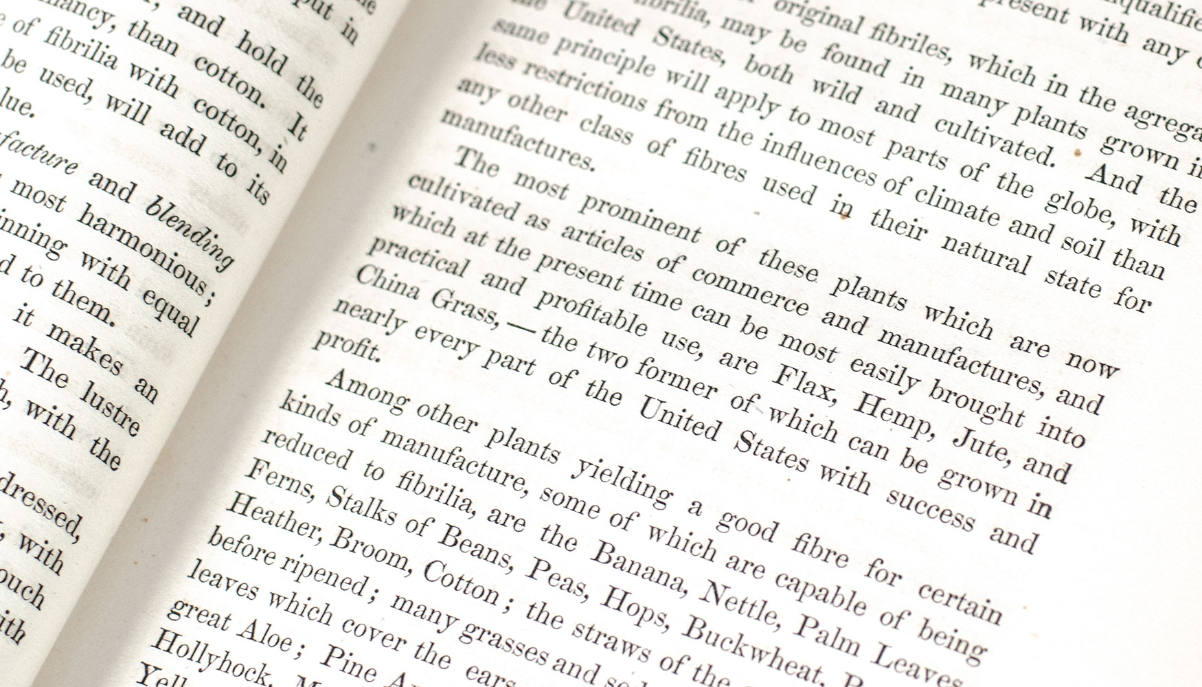 Fibrilia: A Practical and Economical Substitute for Cotton. Embracing a Full Description of the Process of Cottoning Flax, Hemp, Jute, China Grass, and Other Fibre, So That The Same May be Spun or Woven Upon Either Cotton or Woolen Machinery.