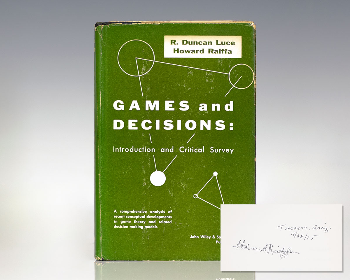 Games and Decisions: Introduction and Critical Survey.