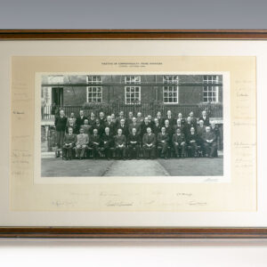 Clement Attlee and Jawaharlal Nehru Signed October 1948 Meeting of Commonwealth Prime Minsters Photograph.