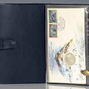 Edmund Hillary and Tenzing Norgay Signed Commemorative Cover.
