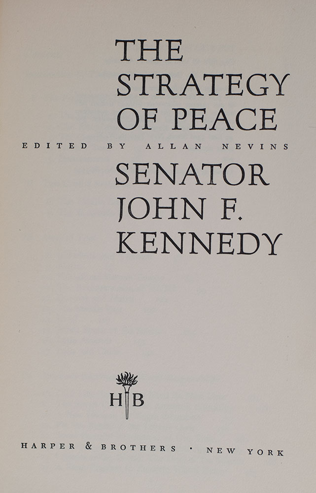 The Strategy of Peace.