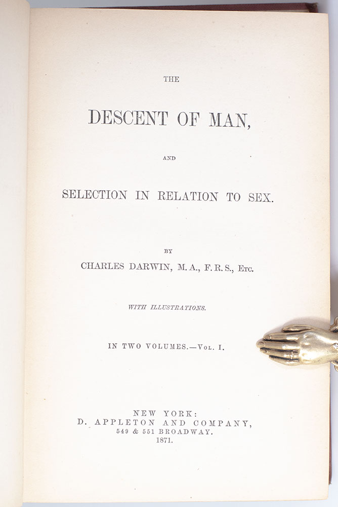 The Descent of Man and Selection in Relation to Sex.