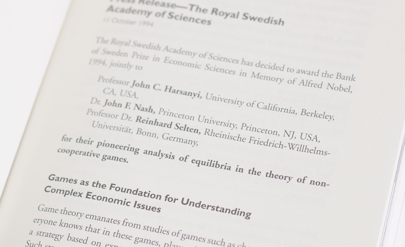 The Essential John Nash.