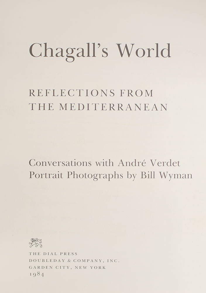 Chagall's World: Reflections from the Mediterranean.
