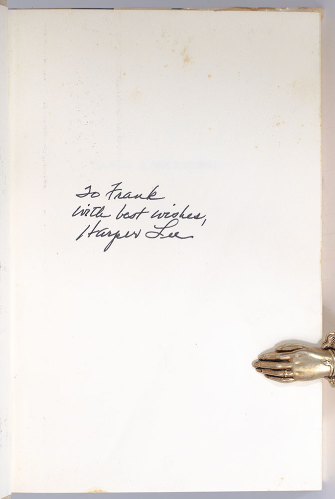 To Kill A Mockingbird.